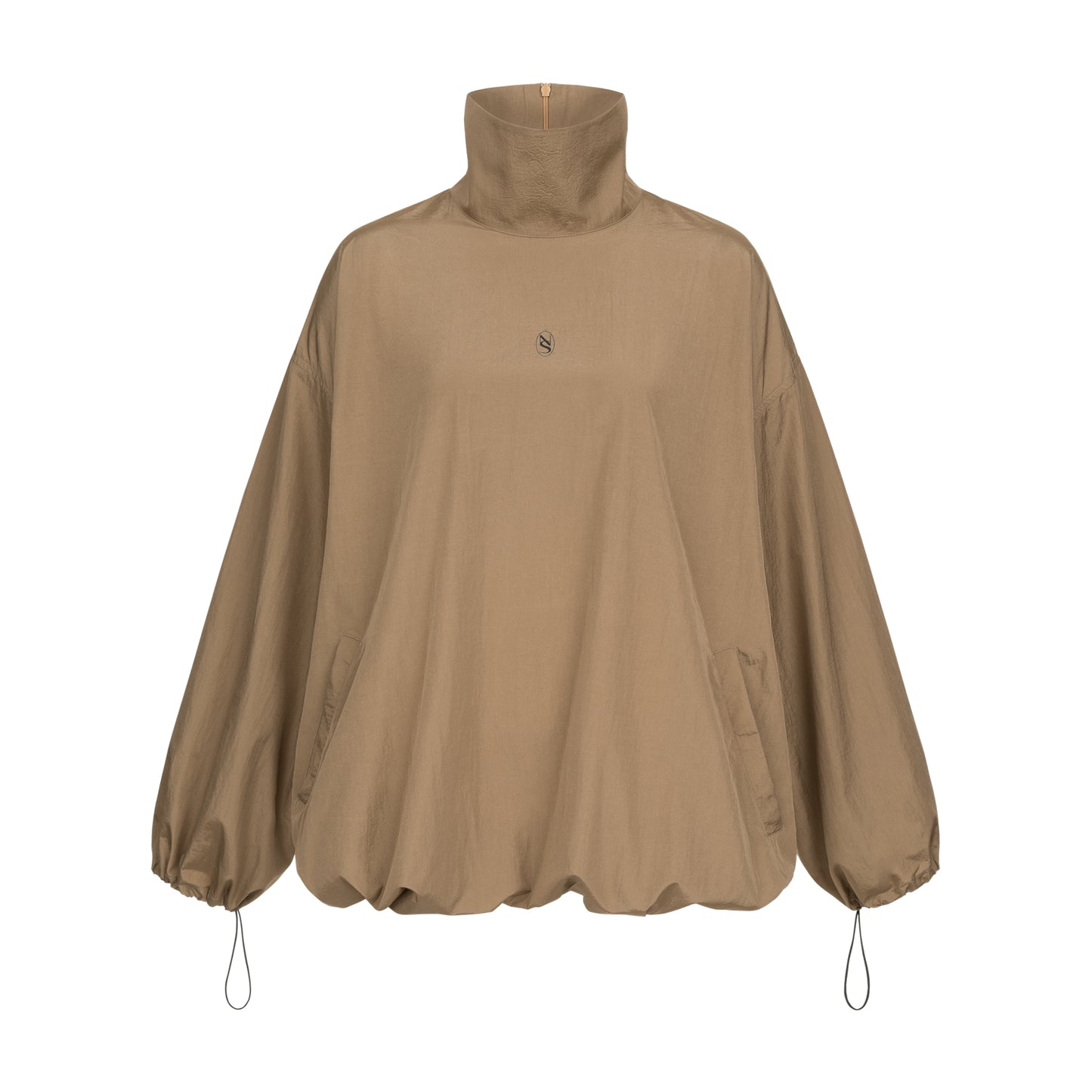 Women's oversized anorak (black)