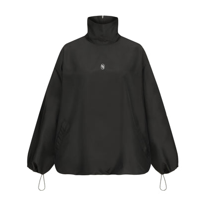 Women's oversized anorak (black)