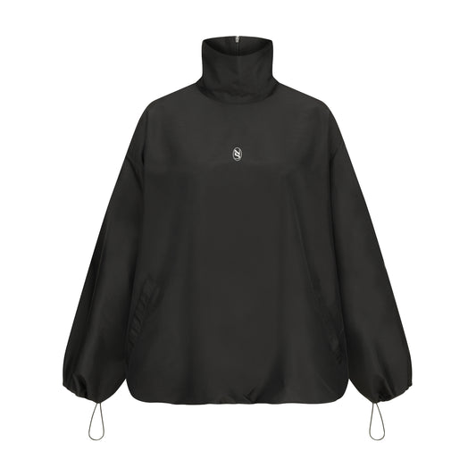 Women's oversized anorak (black)