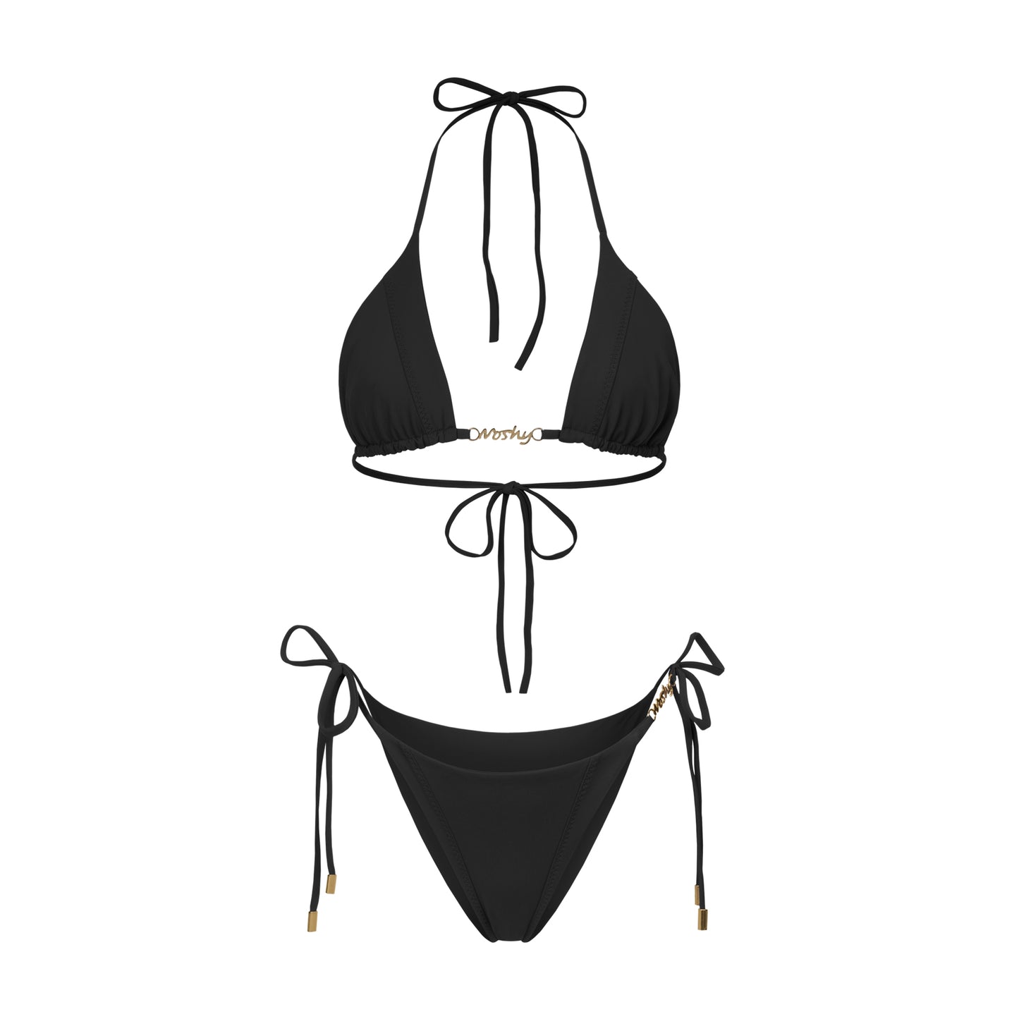 Women's two-piece swimsuit (black)