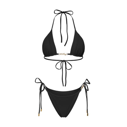 Women's two-piece swimsuit (black)