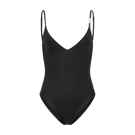 Women's plain swimsuit (black)