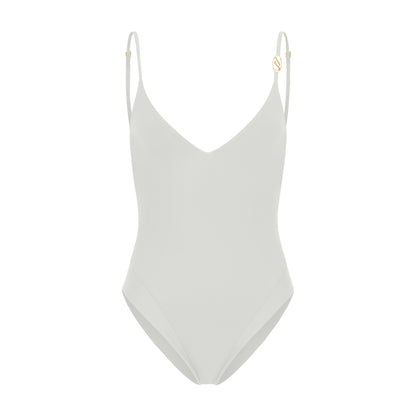 Women's plain swimsuit (milk)