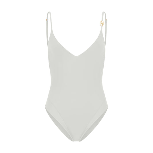 Women's plain swimsuit (milk)