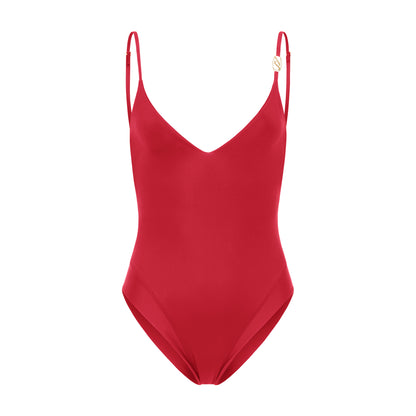 Women's plain swimsuit (milk)
