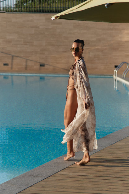 Beach cape-robe